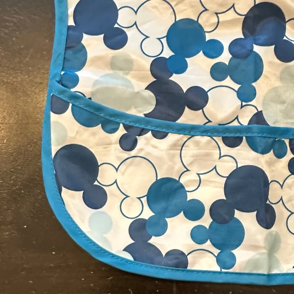 Disney Mickey Mouse Bib Set - Blue and Gray